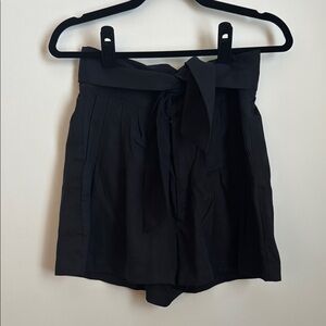 ULLA JOHNSON MATIM PLEATED BOW TIE SHORTS